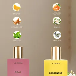 La French Set Of 2 Brat & Cassanova Long Lasting Eau de Parfum - 50 ml Each image 5