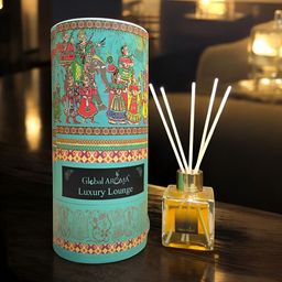 GLOBAL AROMA Blue & Red Luxury Lounge Reed Diffuser & Sticks 100 ml-picture-46