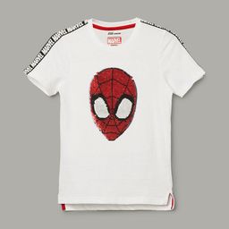 Fame Forever by Lifestyle Boys Spider-Man Printed Round Neck T-shirt-picture-4