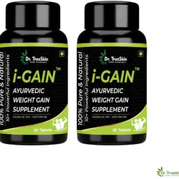 dr.trueskin i-Gain Herbal Weight Gain Body Fuel Tablets ++ 2Pcs Nutrition Bars-picture-47