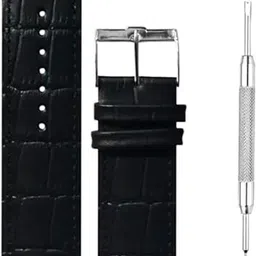 LUBA HIMT croco design leather strap for branded watches replacement band 18mm 22 mm Genuine Leather Watch Strap-picture-47