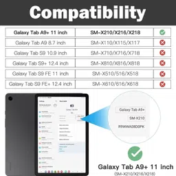 tgk Back Cover for Samsung Galaxy Tab A9 Plus 11 inch image 2