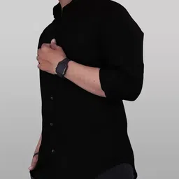 anp biharika Men Regular Fit Solid Casual Shirt image 3