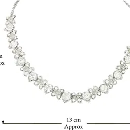 atasi international Alloy Rhodium Silver Jewel Set image 3