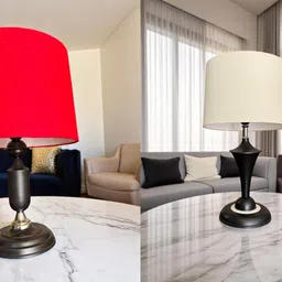 autowhrib Classy Table Lamp 46 cm, Textured Shade Hand Crafted Lamp Table Lamp-picture-11