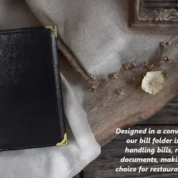 artistery Leather Bill Folder for Hotel and Restaurant, Check Presenter image 4