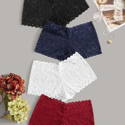 lionex Pack of 3 Women Hipster Multicolor Panty-picture-10