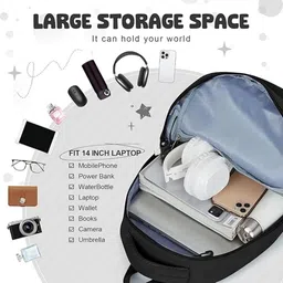 flamebird Medium 28 L Laptop Backpack 3 Compartment Premium Quality, for upto 15.6 inch with internal organiser image 4