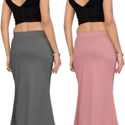 YM CLOTHING'S PT-GREY-ROSE GOLD Polycotton Petticoat image 2