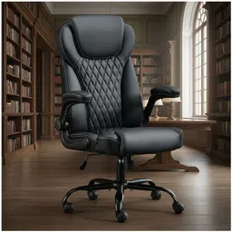 chairtech ® Upto 5 Years of Warranty | High Back | Ergonomic | Home & Office Leatherette Office Adjustable Arm Chair-picture-40