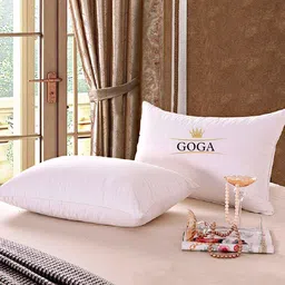 goga LUXURY Cotton Solid Sleeping Pillow Pack of 2-picture-27