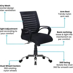 mgt MGPLUS Fabric Office Arm Chair image 4