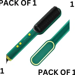 chg Hair Straightener Brush, Ionic Hair Straightener 2 in 1, Fast Heating F_Z3 Hair Curler-picture-25