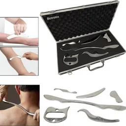 biotronix Chiropractic IASTM Tool 6 Pc for Soft Tissue Mobilization Medical Reacher & Grabber image 4