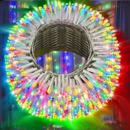 zebrilla 40 LEDs 15 m Multicolor Color Changing, Flickering, Steady String Rice Lights-picture-17