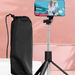 POZUB Mobile Selfie Stick And Stand Holder With Flash Light &Detachable Remote Control Tripod, Monopod, Tripod Kit, Tripod Clamp-image-86