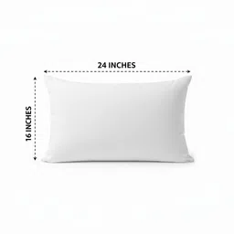 minkara Polyester Fibre Sleeping Pillow Pack of 2 Solid image 3