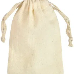 oreayu 12 Cotton Cloth Bags for Kitchen Unbleached Reusable bags 7 x 5 inch Pack of 12 Grocery Bags image 2