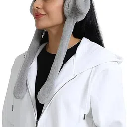 arjhubbs Cute Plush Bunny Ear Muffs for Girls | Soft & Warm Winter Ear Covers Ear Muff image 1