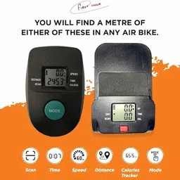 firstchoice Air Bike Exercise Cycle for Home Gym Cardio Body Weight Loss Workout Upright Stationary Exercise Bike image 3