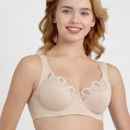 Enamor Non-Padded Wired Full Coverage Perfect Lift with Full Support Lace T-Shirt Bra image 1