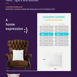 Mezposh Set Of 2 Cotton Lurex Self Design Square Cushion Covers image 5