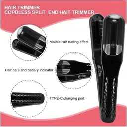 seahelton Automatic Hair Split End Remover Machine-Rechargeable Trimmer Tool For No More Damage,Perfect For Frizzy,Dry,Damaged,Broken,Curly Hair Types,Ideal For Women Seeking Healthyhair,Multicolour image 4
