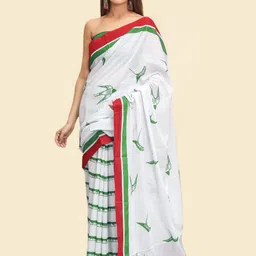 BUTA BUTI Pure Cotton Half and Half Saree-picture-16