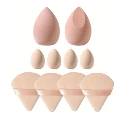 Facejewel Set Of 10 Makeup Sponge, Mine Sponge & Triangle Puff image 1