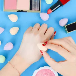 Facejewel Set Of 10 Makeup Sponge, Mine Sponge & Triangle Puff image 5