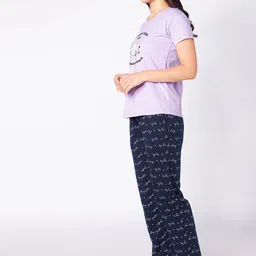 beebelle Typography Printed Cotton Night suit image 4