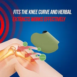 mexmy feel eighteen Ayurvedic Natural Knee Pain Relief Patches - Arthritis Inflammation Plaster For Knee Support & Muscle Pain - Maximum Strength For A Temporary Relief - Adhesive Heat Patches Made With Natural Herbs(20 Pads) image 4