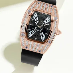 Belbi Women Rectangle Dial & Leather Straps Analogue Watch BL119_742232086511-picture-11