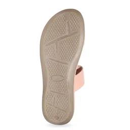 Koblerr Women Textured Double Strap Open Toe Flats image 5