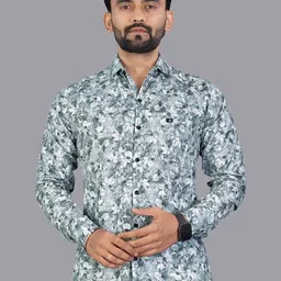 ISUEL FAB Pure Cotton Men Casual Wear Slim Fit Shirt-image-3