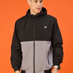 V-Mart Men Colourblocked Bomber Jacket-picture-35