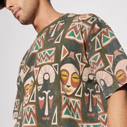 The Souled Store Men Printed Pockets T-shirt image 2
