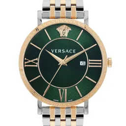 Versace Men Brass Dial & Stainless Steel Bracelet Style Straps Analogue Watch VENCA0424-picture-26