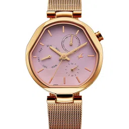 Fastrack Tik Tok 5.0 Quartz Pink Shaped Dial Women's Watch - 6319WM01-image-29