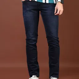 V-Mart Men Slim Fit Mid-Rise Cotton Jeans-picture-30