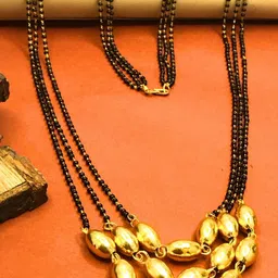 Jewelry Miguel Gold-Plated Artificial Beads Mangalsutra-picture-20