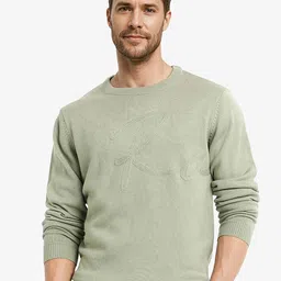 RARE RABBIT Men Embroidered Printed Cardigan-picture-15