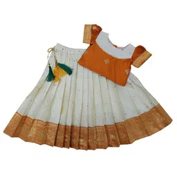 FELIZ THE DESIGNER STUDIO Girls Ready to Wear Lehenga & image 3