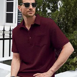Colorchakra Men Henley Neck Pockets T-shirt-image-20