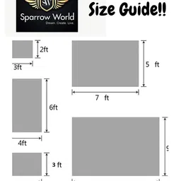 Sparrow world Coffee Brown Solid Cotton Carpet image 3