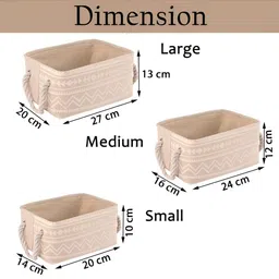 Myntra Elegant Homes Beige 3 Pieces Wardrobe Multi-Utility Organisers image 5