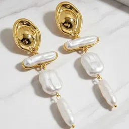 DressBerry Geometric Drop Earrings image 2