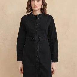 RAREISM Striped Shirt Dress-picture-33
