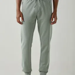 Reid & Taylor Men Mid Rise Cotton Regular Fit Joggers-picture-15