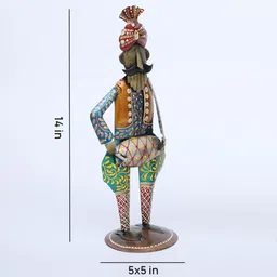 decorum Much Doll Set Of 3 Multicolour Iron Figurines image 2